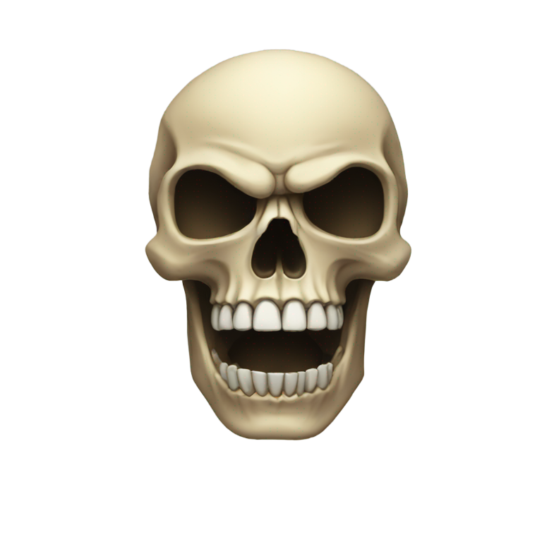 genmoji : boom skull