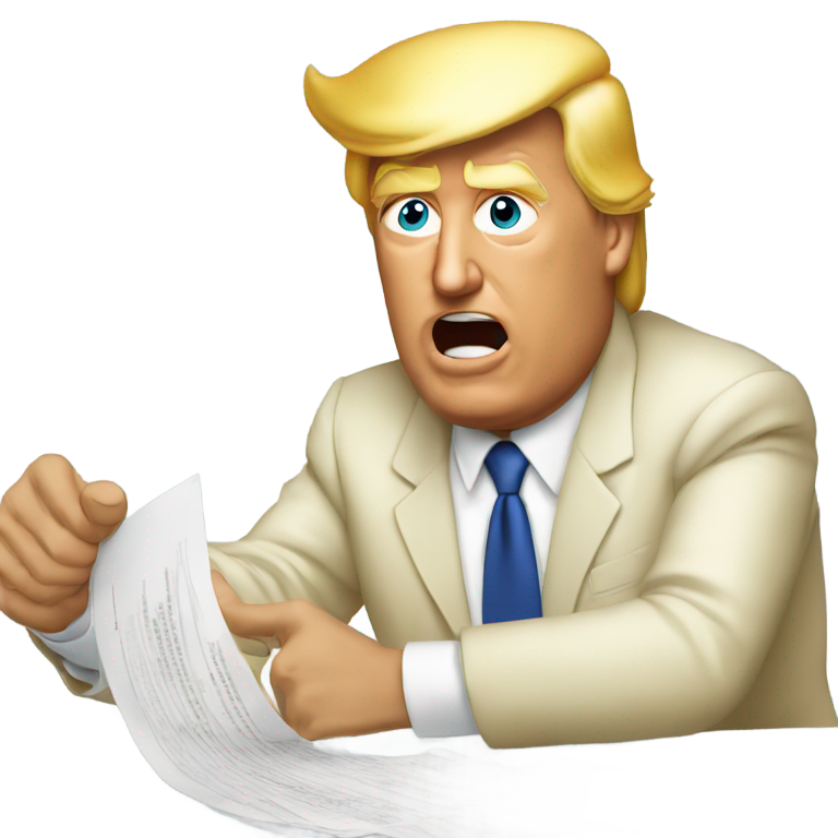 絵文字：ドナルド・トランプが「デ・ファクト」メームをしている