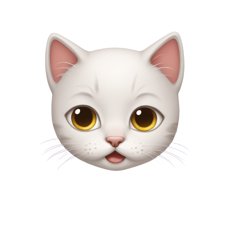 絵文字：Crying kitten