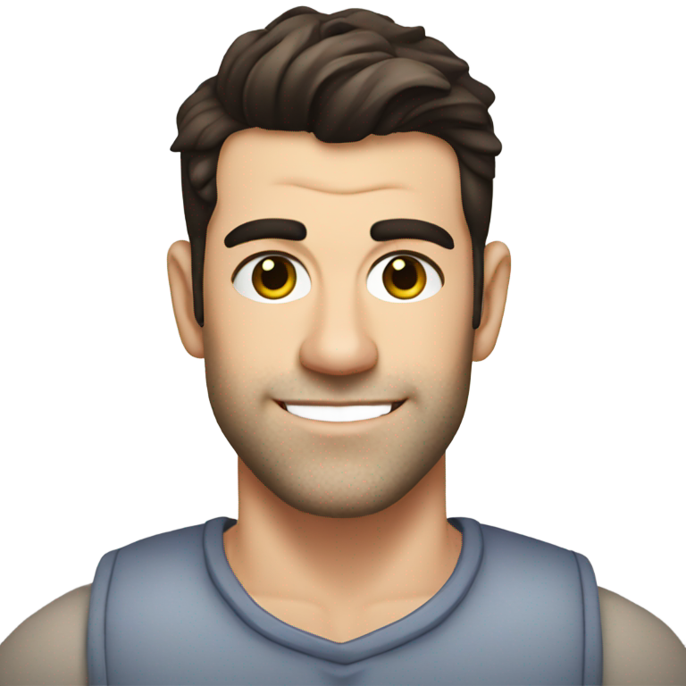 genmoji : Max Greenfield portant une robe