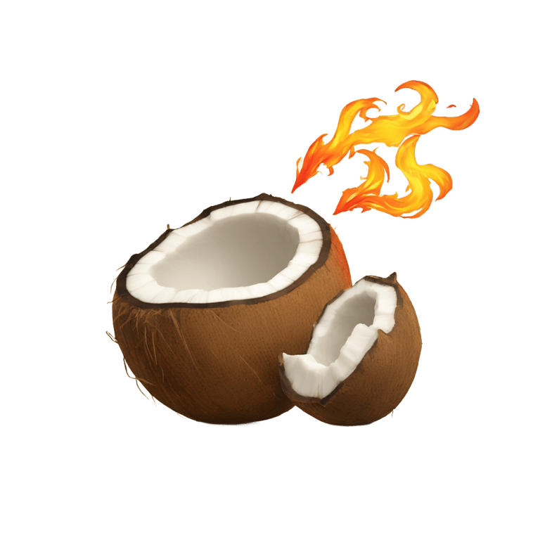 genmoji：喷火椰子