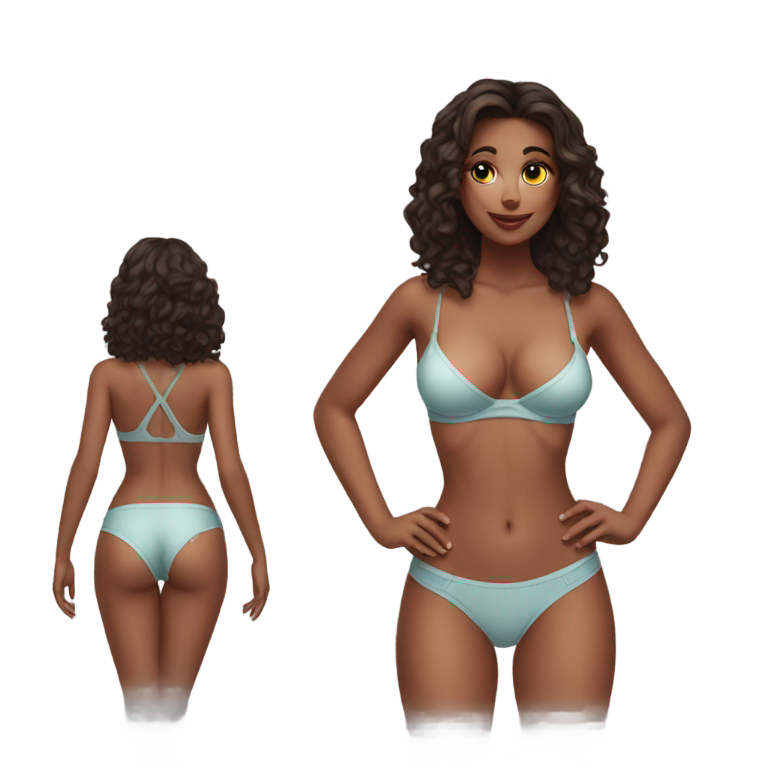 genmoji: hot girl in underwear ♥️