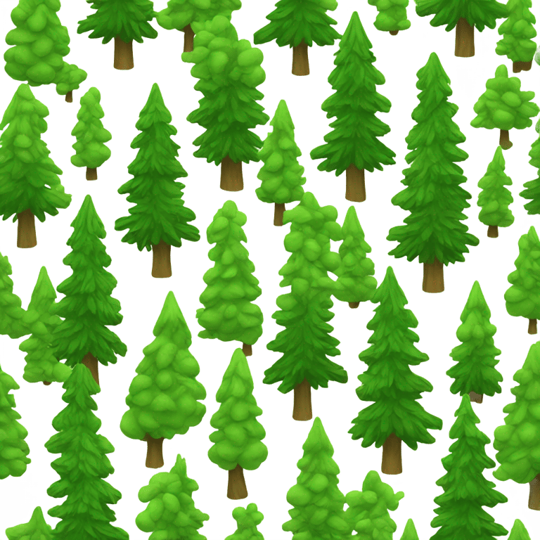 絵文字：Pine trees