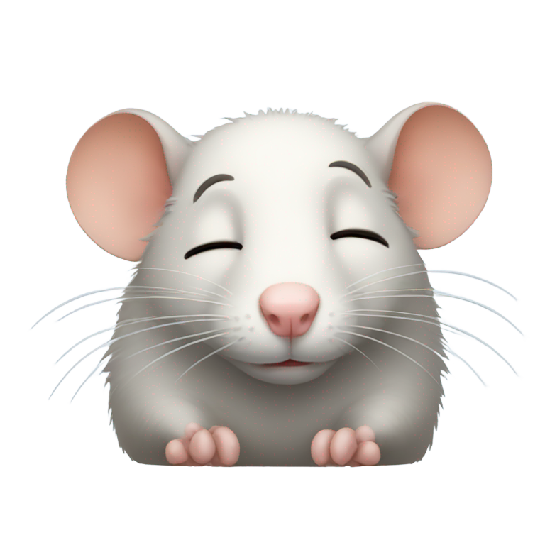 genmoji : Rat somnolent