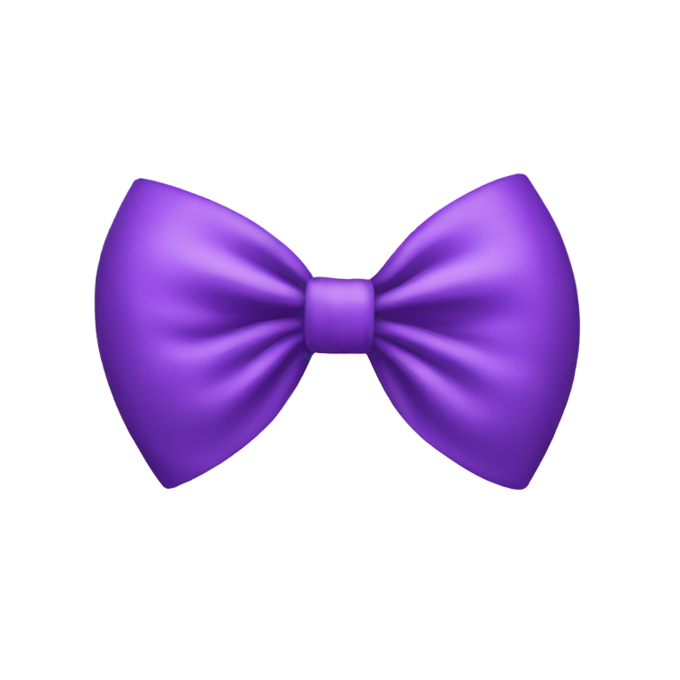genmoji：Purple bow