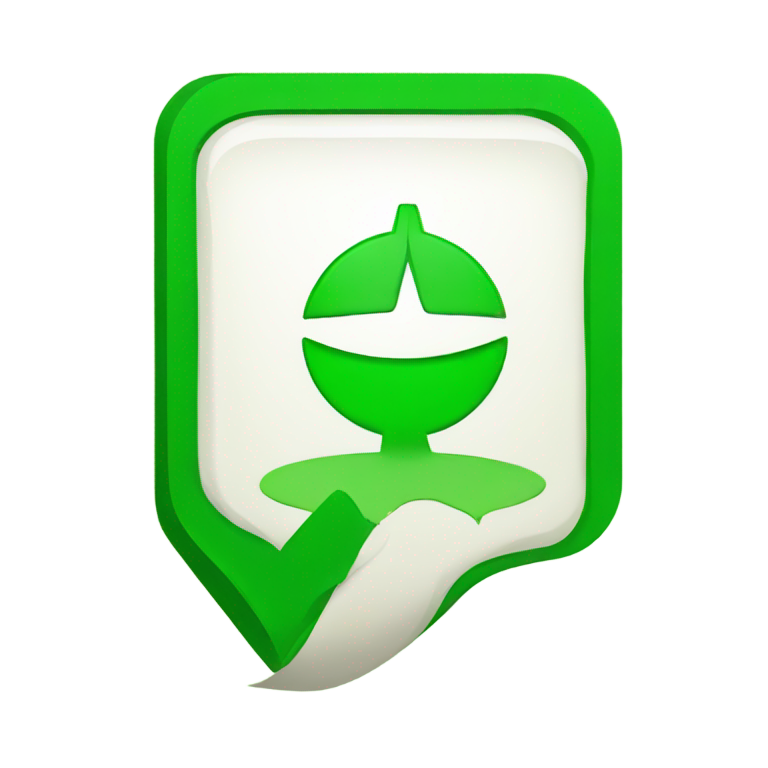 genmoji: green check mark