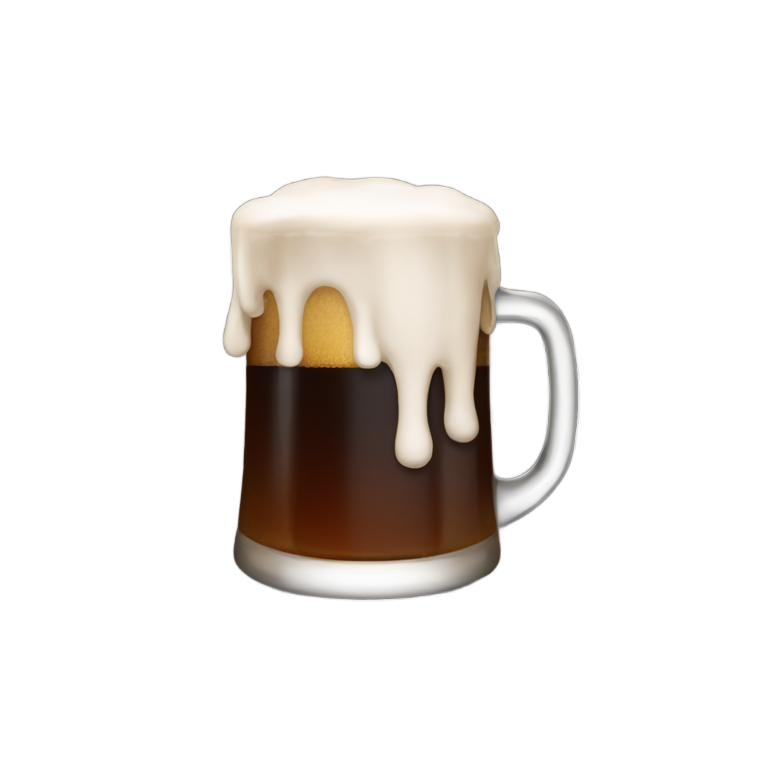 genmoji: dark beer