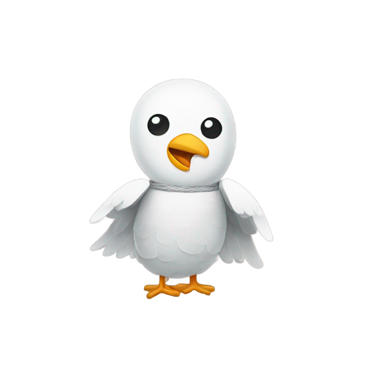 genmoji：绷带中的海鸥