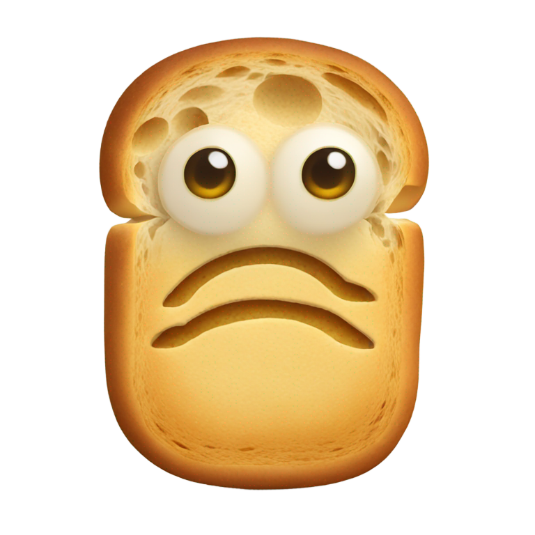 genmoji : Pain avec un œil