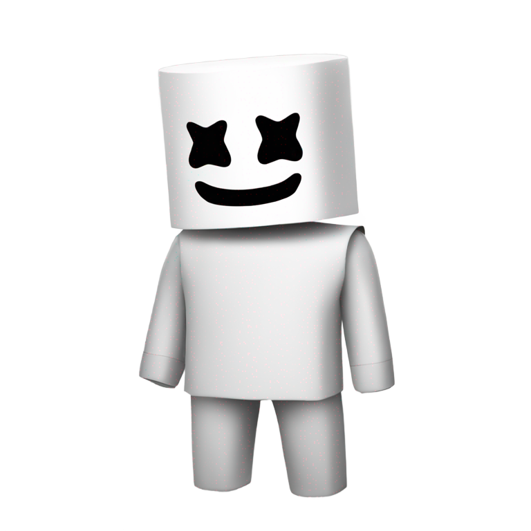 絵文字：Marshmello in roblox