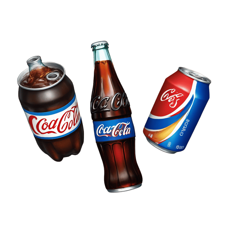 genmoji：Coca Cola vs Pepsi and Coca Cola Wins