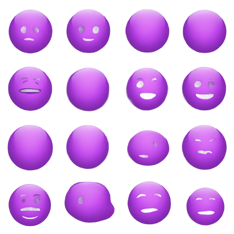 genmoji：设置能量。塑造空间。紫色