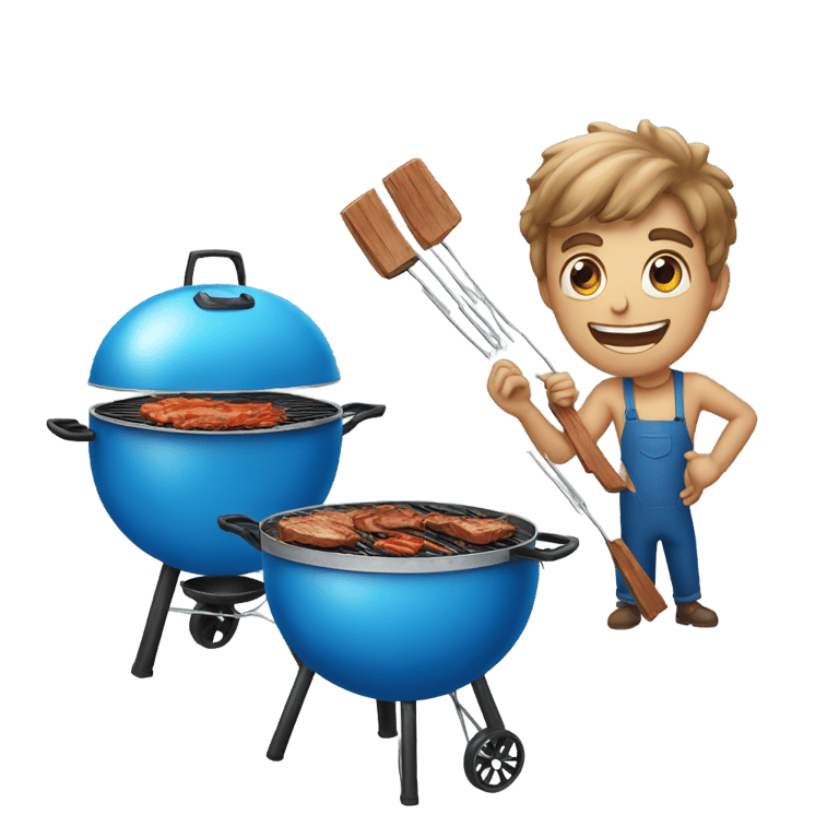 genmoji：BBQ - 蓝 - 极致级