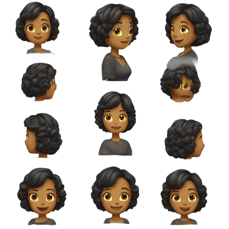 genmoji：布里杰顿风格的女士们