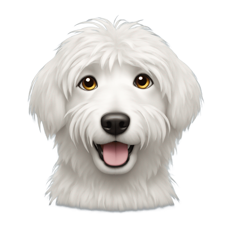 genmoji：毛白狗