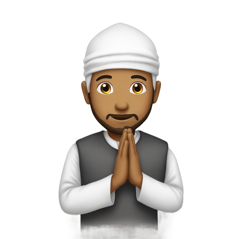 genmoji : Un musulman qui prie émoji