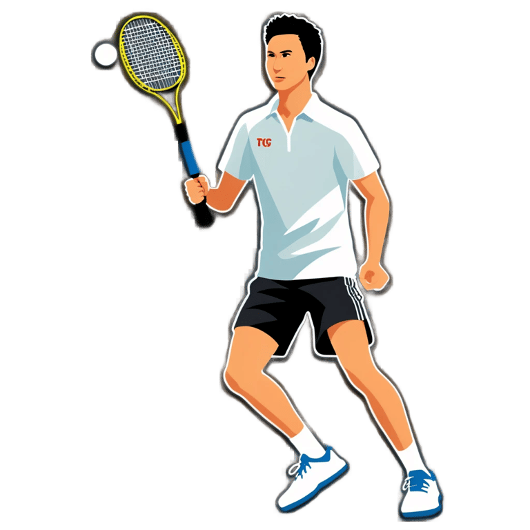絵文字：バドミントン選手