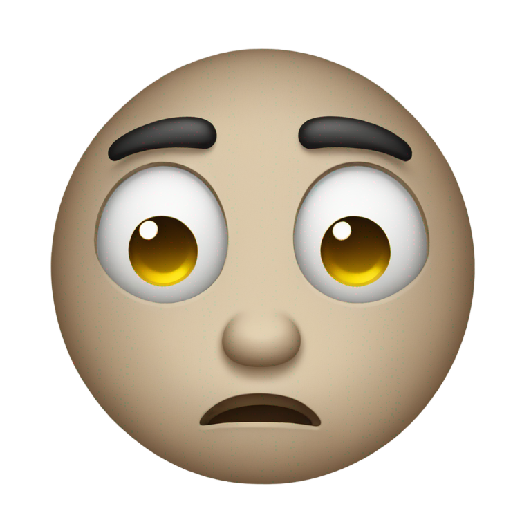 genmoji: Sad face