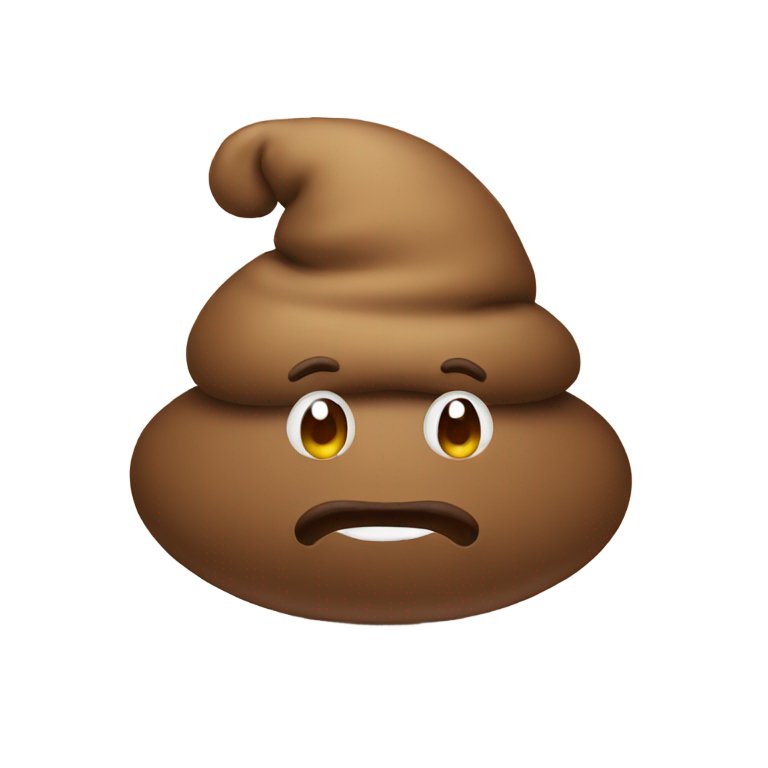 genmoji：戴帽子的便便