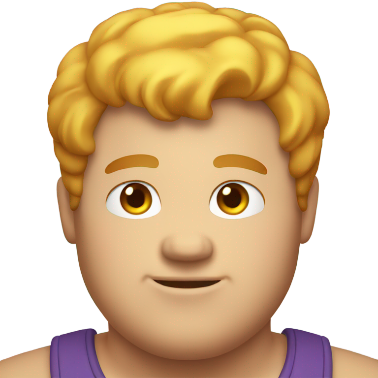 genmoji: a fat guy