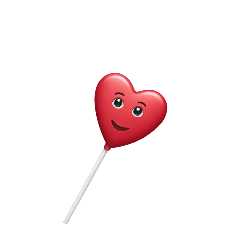 絵文字：Heart-shaped lollipop