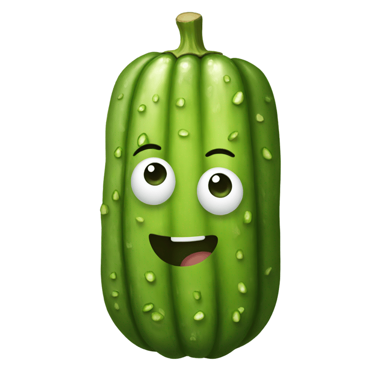 genmoji : un cornichon