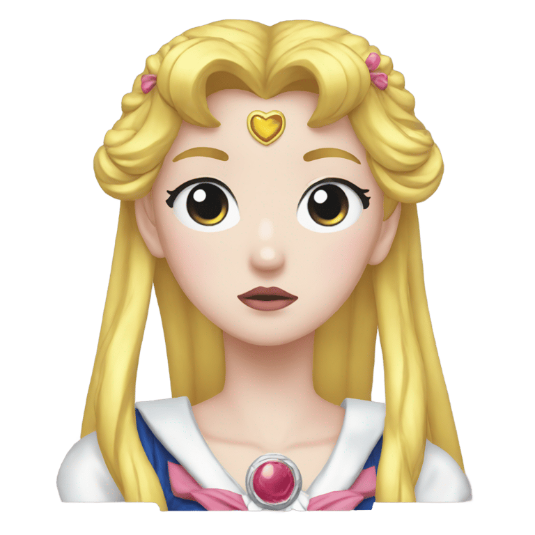 genmoji：悲伤的水手少女