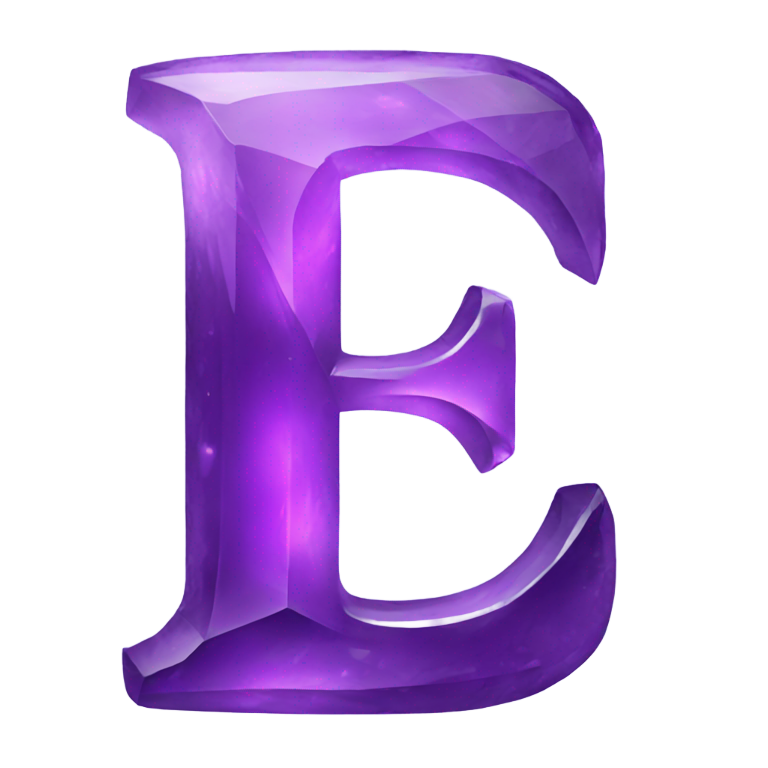 絵文字：アメジストのD字