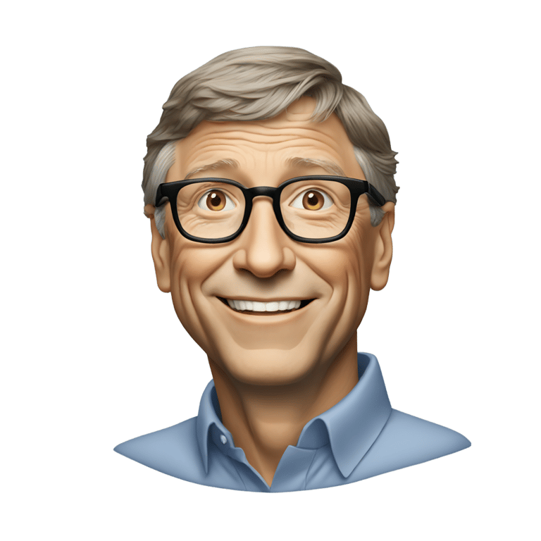 genmoji：比尔·盖茨