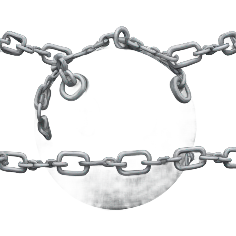 genmoji : Boule et chaîne de prison