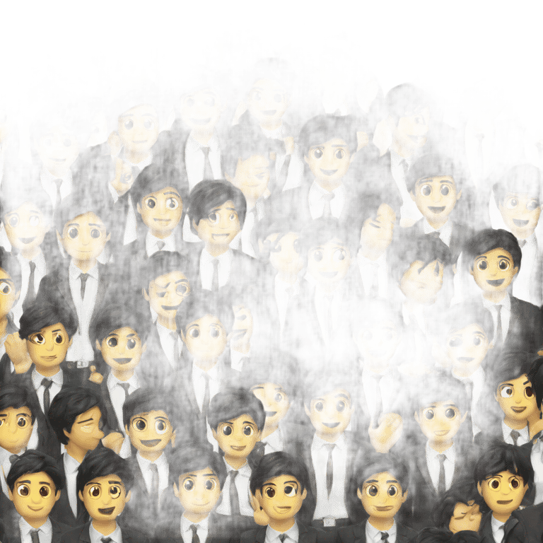 genmoji : teenage white boy with black hair removing suit jacket