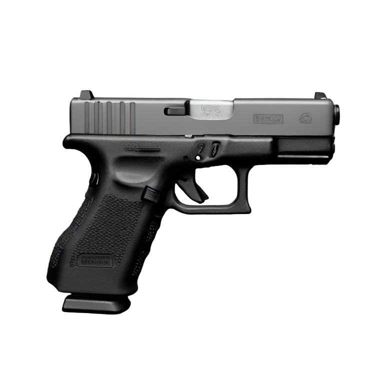 genmoji : Glock 19 avec fond transparent
