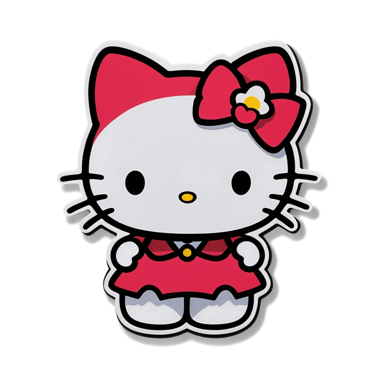 genmoji：Hello kitty malgenia