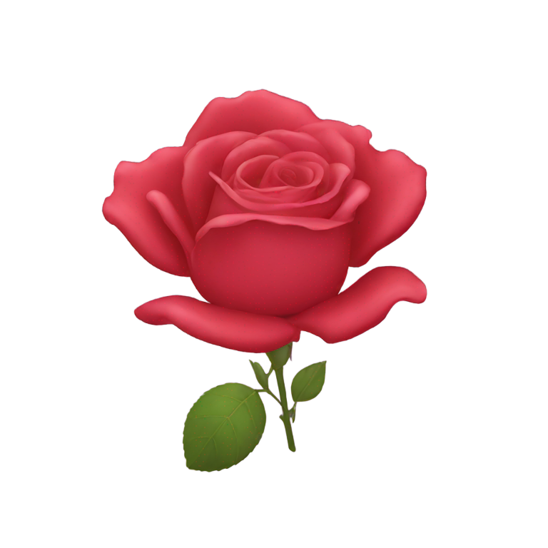 genmoji : pétales de rose