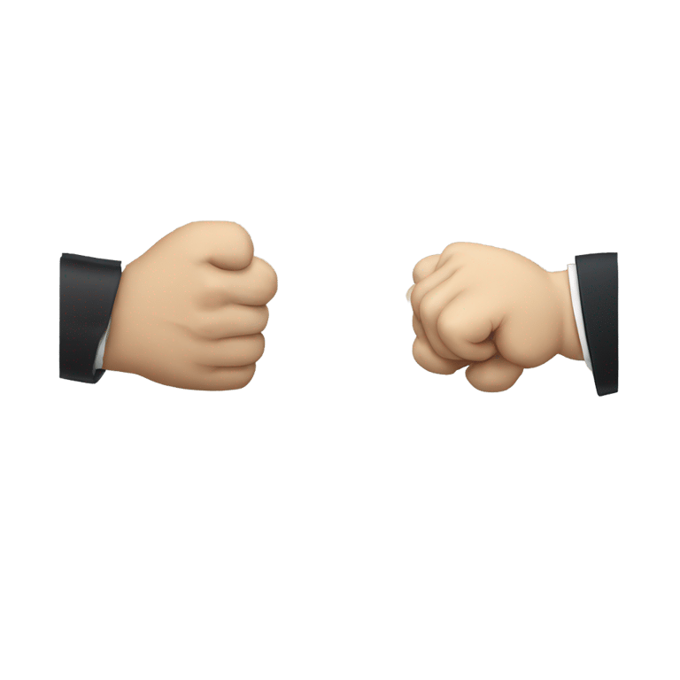絵文字：putin fist fighting netanyahu