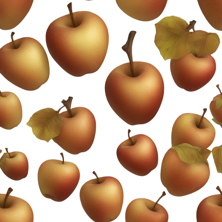 genmoji : Pomme brune pourrie