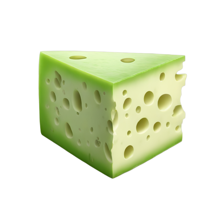 genmoji : fromage vert