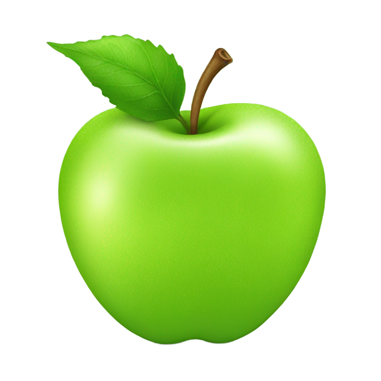 genmoji：绿苹果