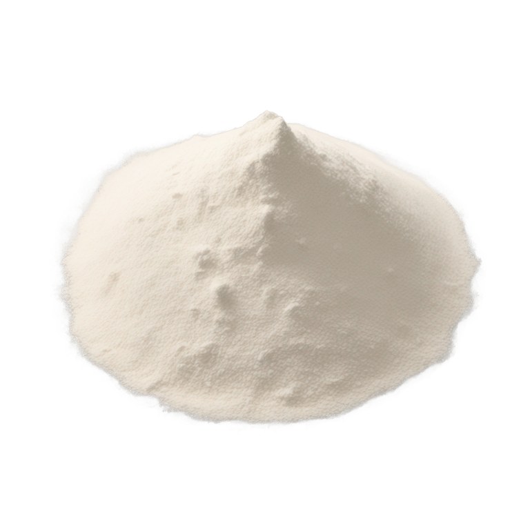 genmoji：Pile of Flour from the side