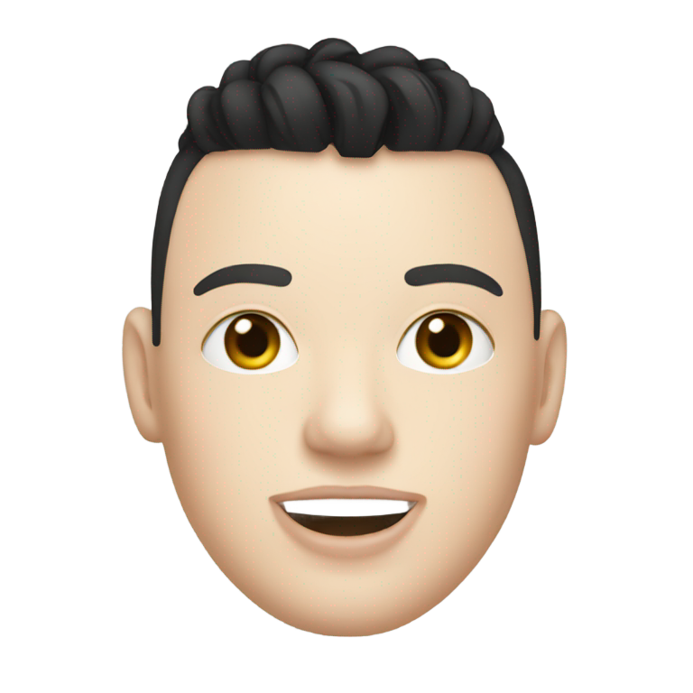 絵文字：ジョン・ニューマンが黒い下着を着用しています。