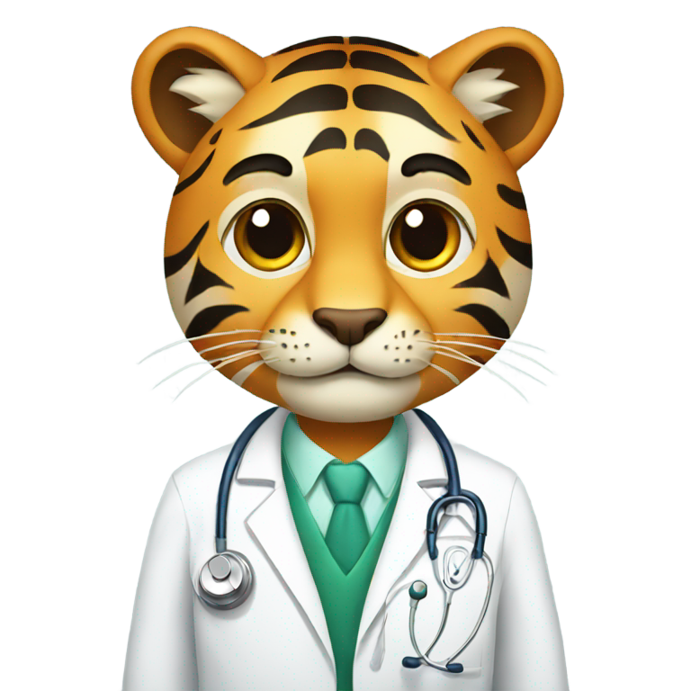 genmoji: doctor tiger