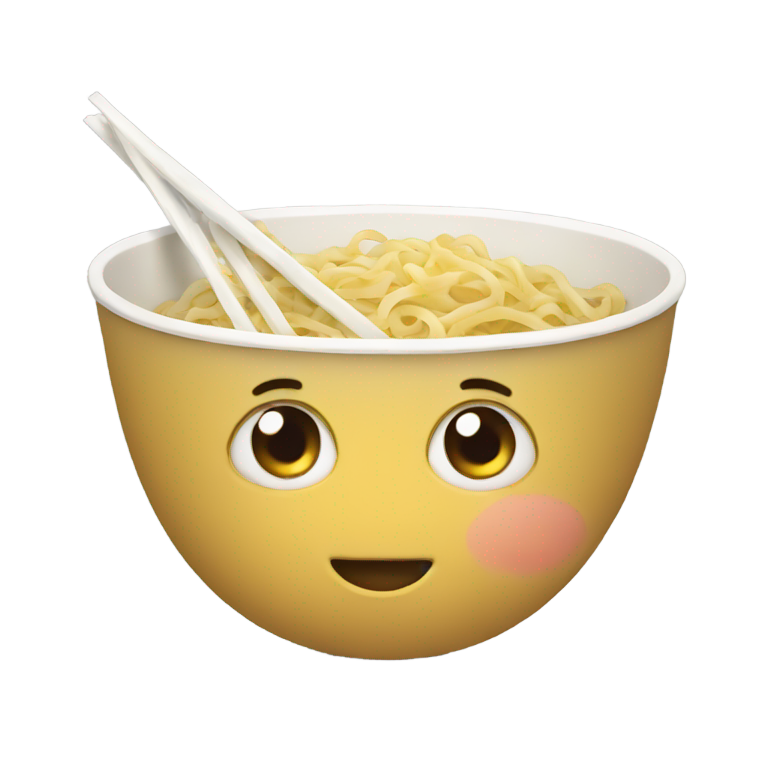 絵文字：麺顔