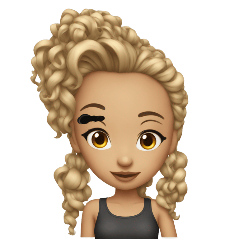 genmoji : hot girl with small top