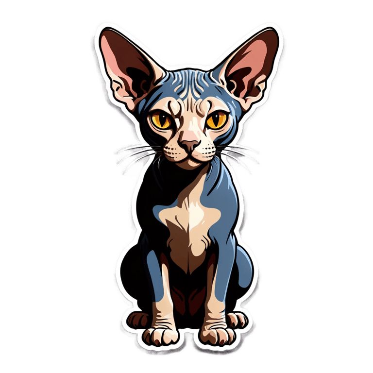 genmoji：斯芬克斯猫