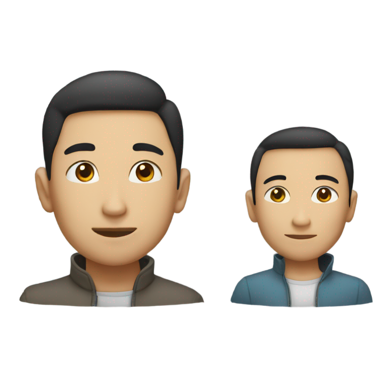 絵文字：兄を食べる中国人
