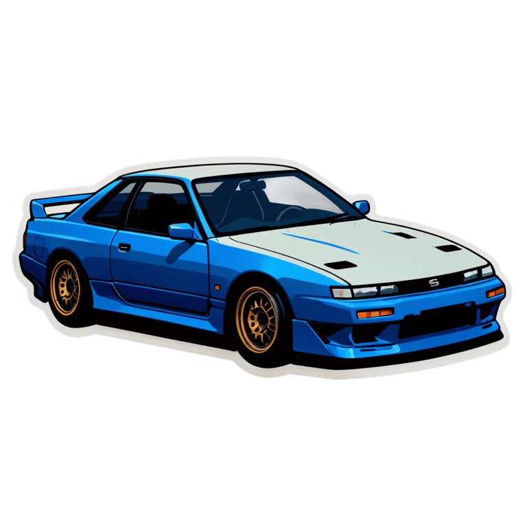 genmoji: Nissan Silvia s13