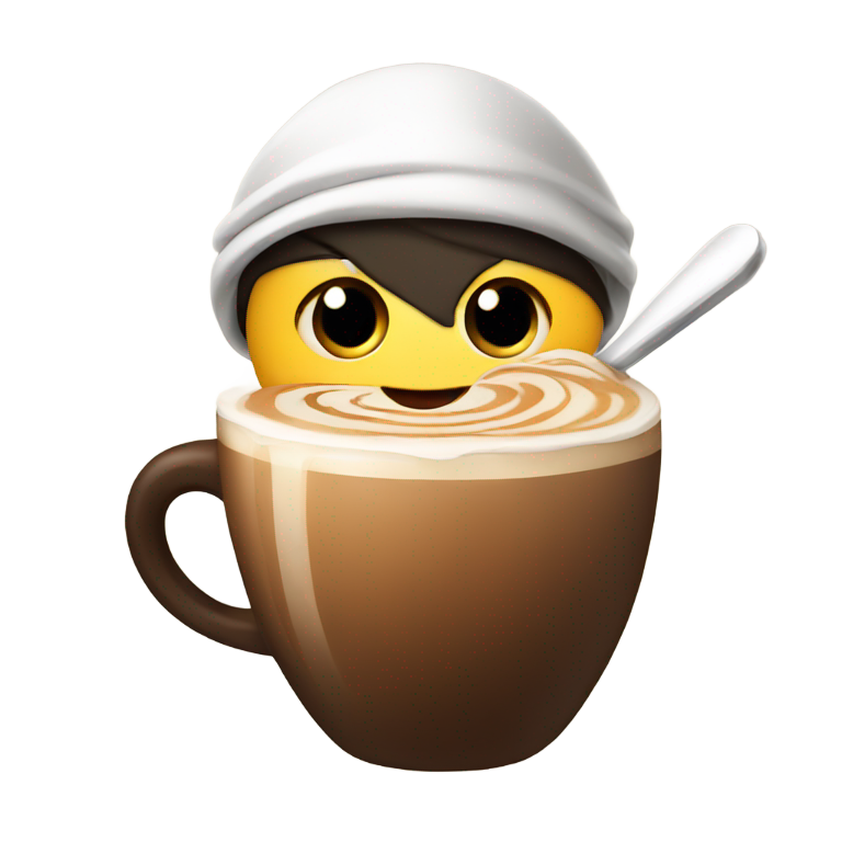 genmoji: Cappuccino ninja