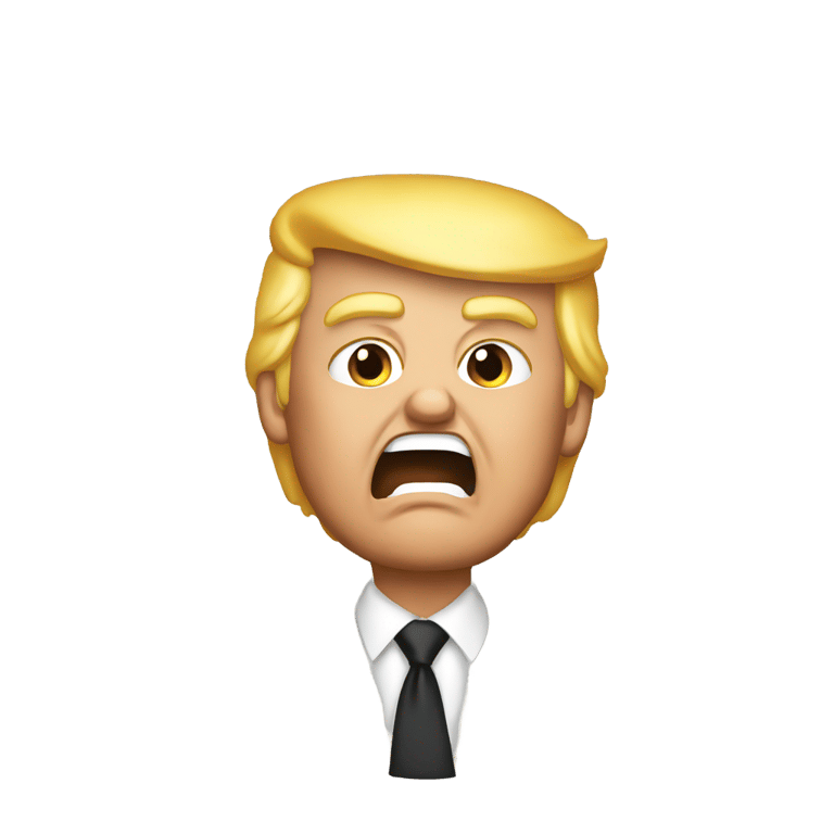 絵文字：Trump mewing