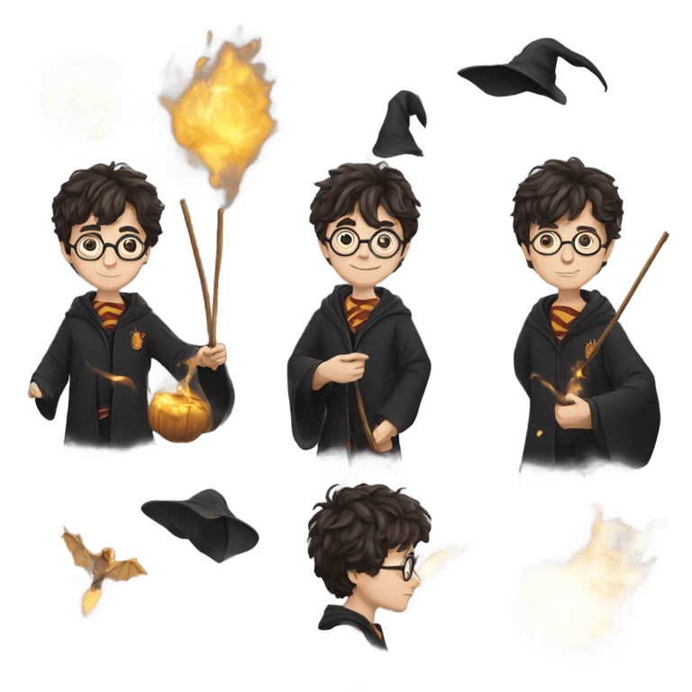 genmoji：哈利·波特使用魔法