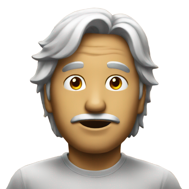 genmoji : Regardant le mur